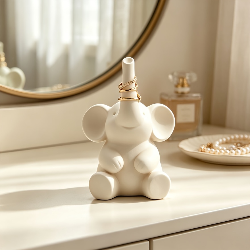Cute Elephant Jewelry Stand for Organizing Accessories
